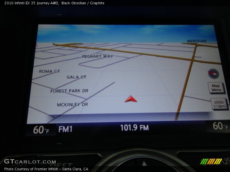 Black Obsidian / Graphite 2010 Infiniti EX 35 Journey AWD