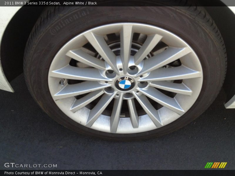 Alpine White / Black 2011 BMW 3 Series 335d Sedan