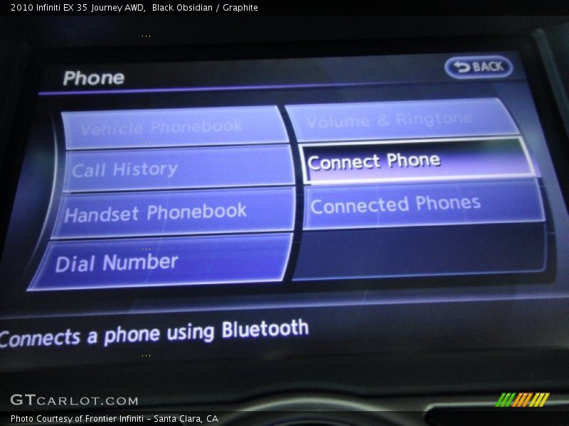 Black Obsidian / Graphite 2010 Infiniti EX 35 Journey AWD