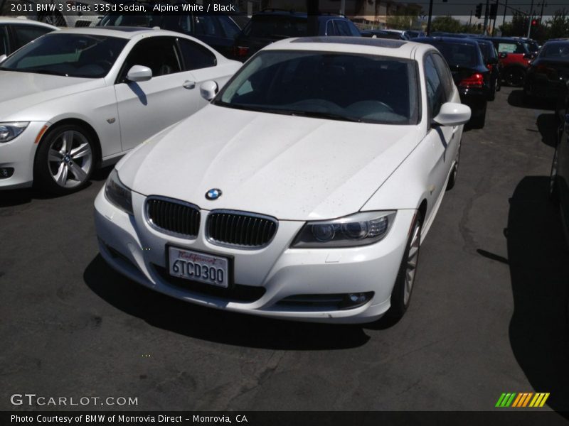 Alpine White / Black 2011 BMW 3 Series 335d Sedan