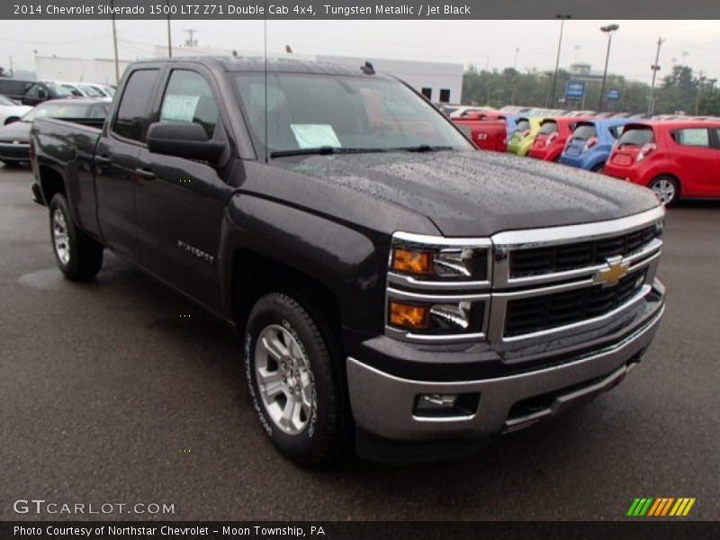 Tungsten Metallic / Jet Black 2014 Chevrolet Silverado 1500 LTZ Z71 Double Cab 4x4