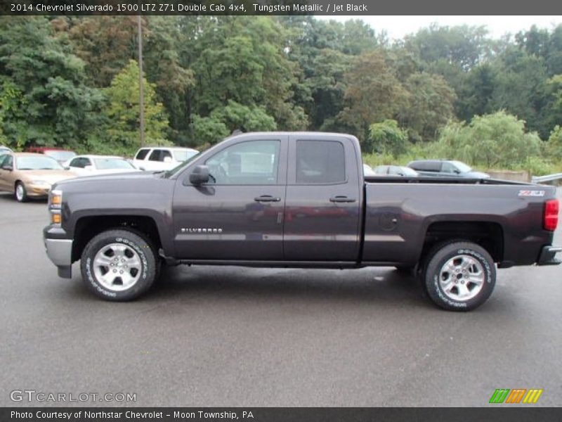 Tungsten Metallic / Jet Black 2014 Chevrolet Silverado 1500 LTZ Z71 Double Cab 4x4