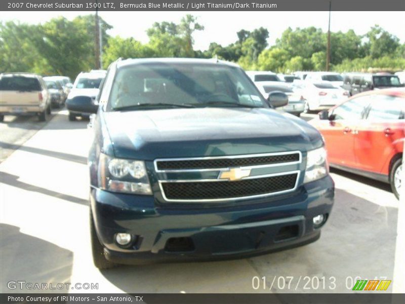 Bermuda Blue Metallic / Light Titanium/Dark Titanium 2007 Chevrolet Suburban 1500 LTZ