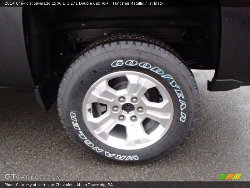 Tungsten Metallic / Jet Black 2014 Chevrolet Silverado 1500 LTZ Z71 Double Cab 4x4