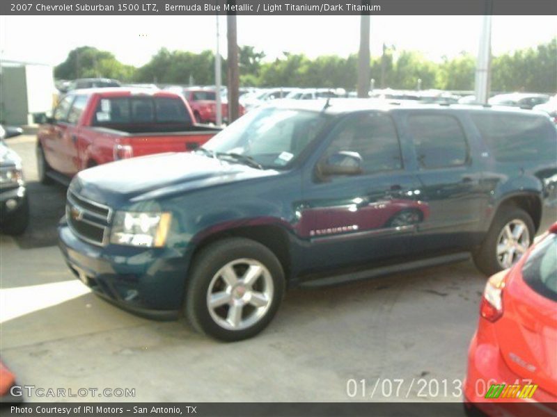 Bermuda Blue Metallic / Light Titanium/Dark Titanium 2007 Chevrolet Suburban 1500 LTZ