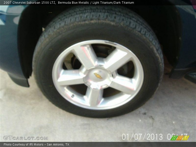 Bermuda Blue Metallic / Light Titanium/Dark Titanium 2007 Chevrolet Suburban 1500 LTZ