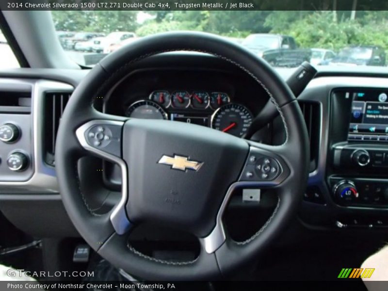 Tungsten Metallic / Jet Black 2014 Chevrolet Silverado 1500 LTZ Z71 Double Cab 4x4