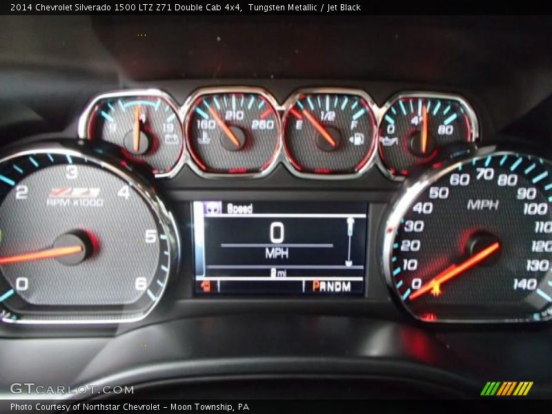 Tungsten Metallic / Jet Black 2014 Chevrolet Silverado 1500 LTZ Z71 Double Cab 4x4