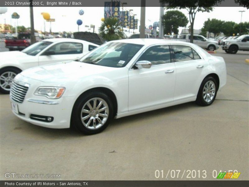 Bright White / Black 2013 Chrysler 300 C
