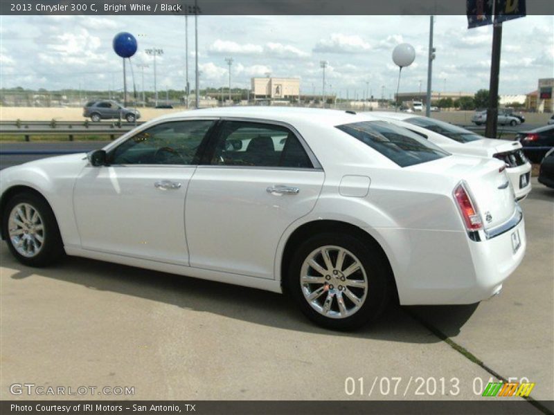 Bright White / Black 2013 Chrysler 300 C