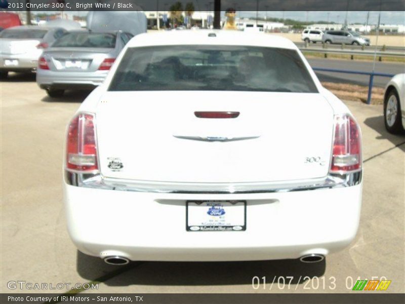 Bright White / Black 2013 Chrysler 300 C