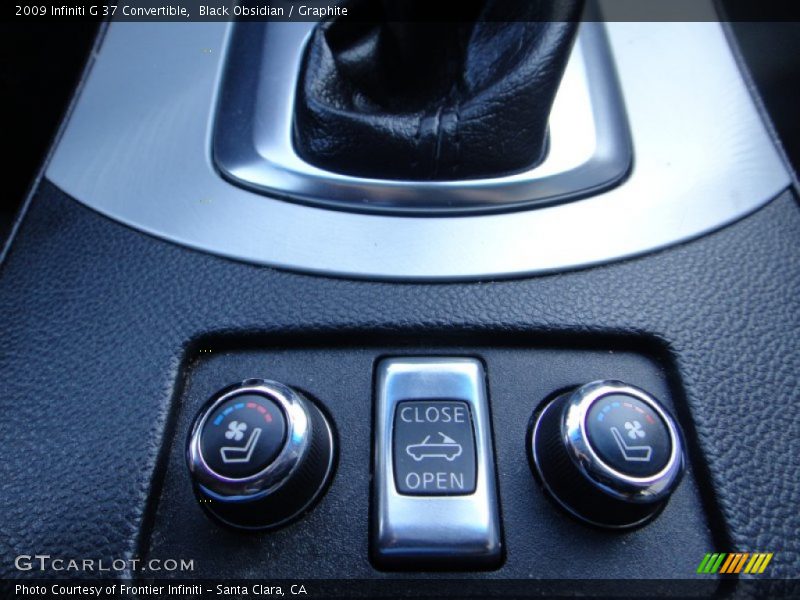 Black Obsidian / Graphite 2009 Infiniti G 37 Convertible