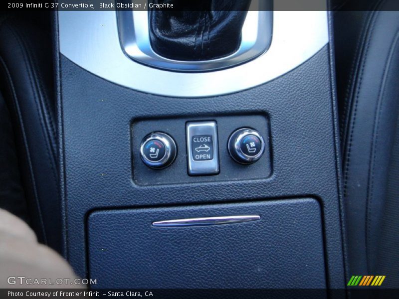 Black Obsidian / Graphite 2009 Infiniti G 37 Convertible