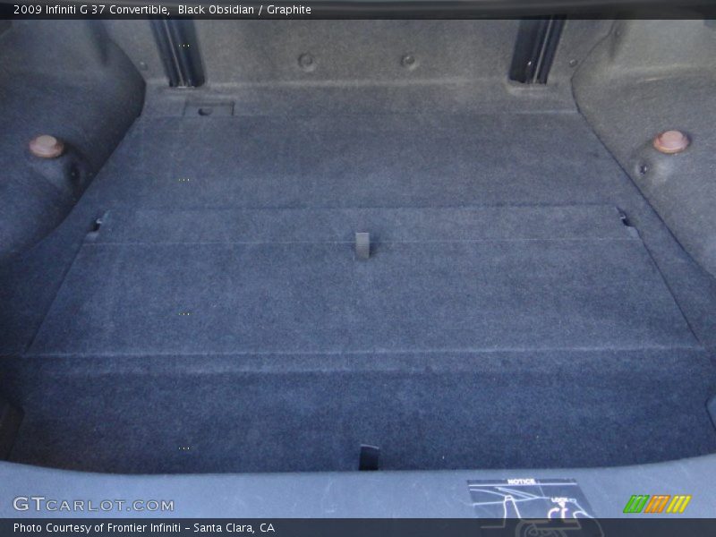 Black Obsidian / Graphite 2009 Infiniti G 37 Convertible