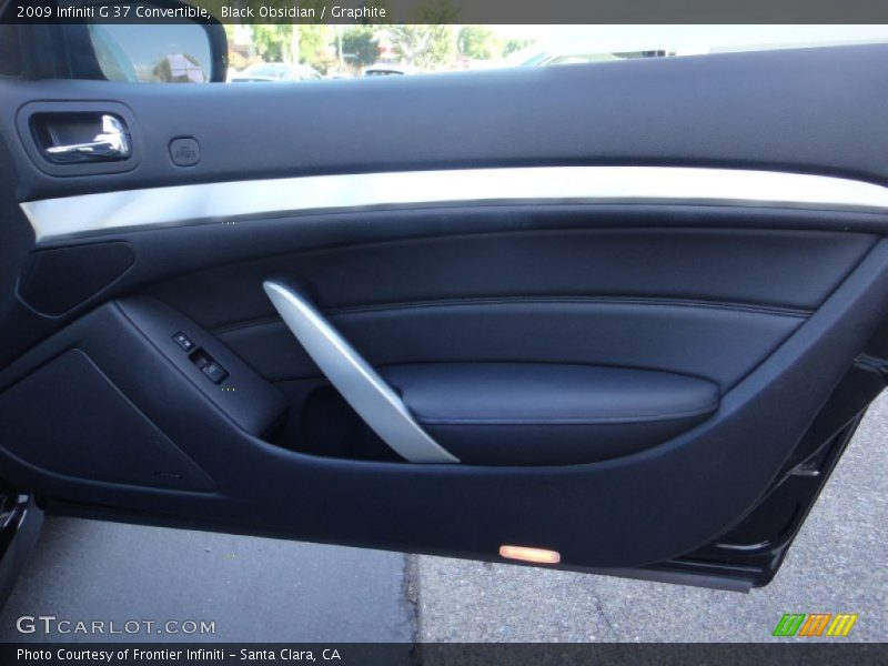 Black Obsidian / Graphite 2009 Infiniti G 37 Convertible
