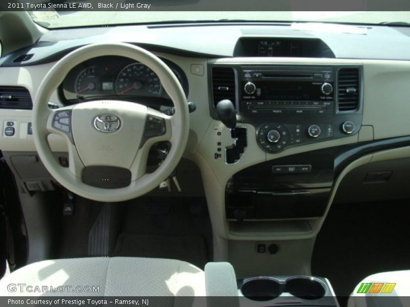 Black / Light Gray 2011 Toyota Sienna LE AWD