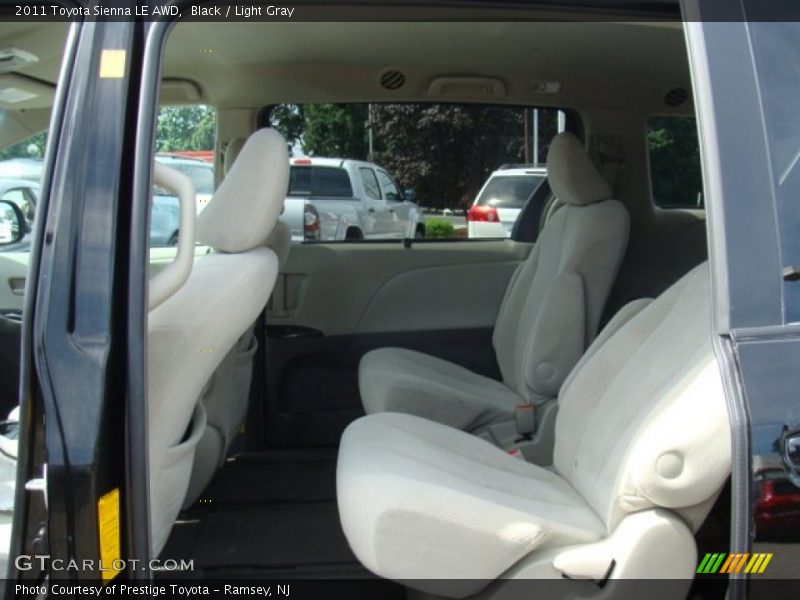 Black / Light Gray 2011 Toyota Sienna LE AWD