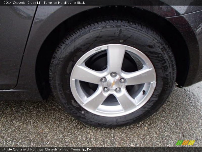 Tungsten Metallic / Jet Black 2014 Chevrolet Cruze LT