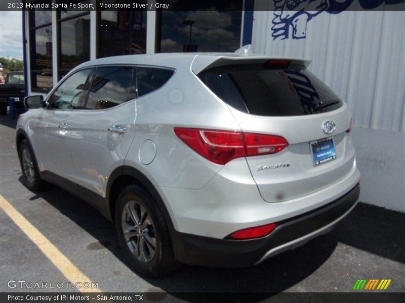 Moonstone Silver / Gray 2013 Hyundai Santa Fe Sport