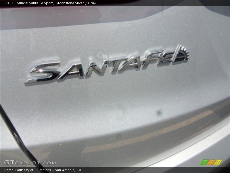 Moonstone Silver / Gray 2013 Hyundai Santa Fe Sport