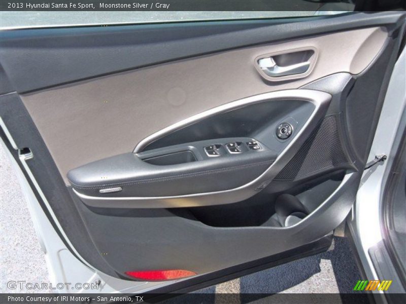 Moonstone Silver / Gray 2013 Hyundai Santa Fe Sport
