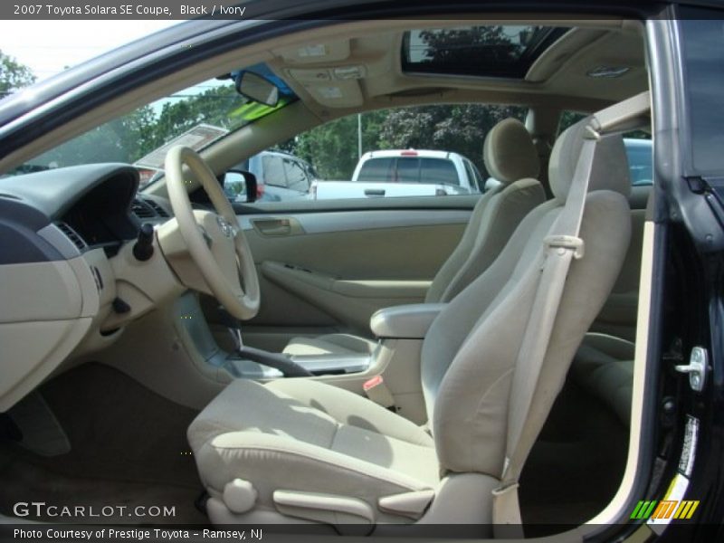 Black / Ivory 2007 Toyota Solara SE Coupe