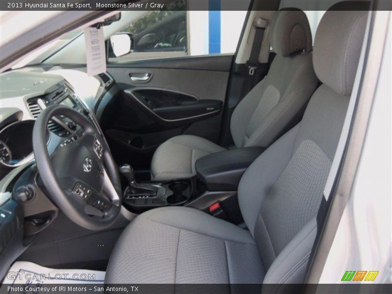 Moonstone Silver / Gray 2013 Hyundai Santa Fe Sport