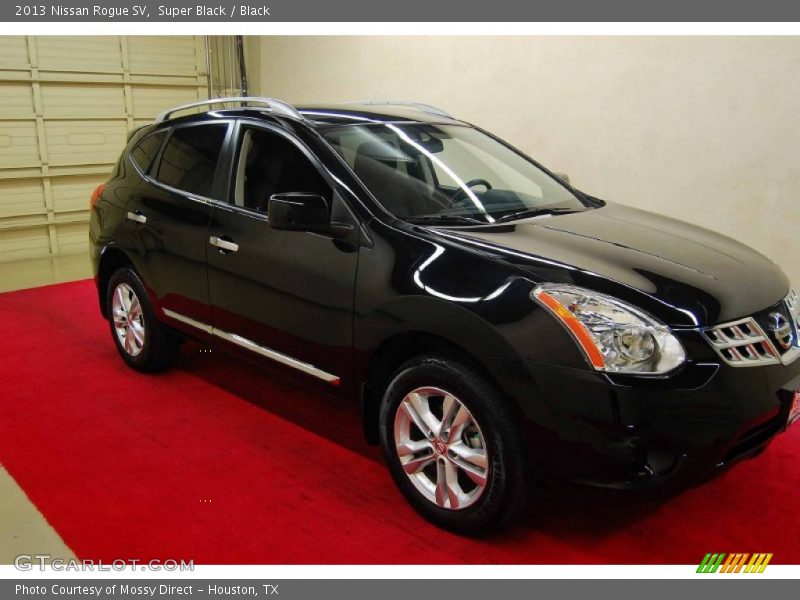 Super Black / Black 2013 Nissan Rogue SV