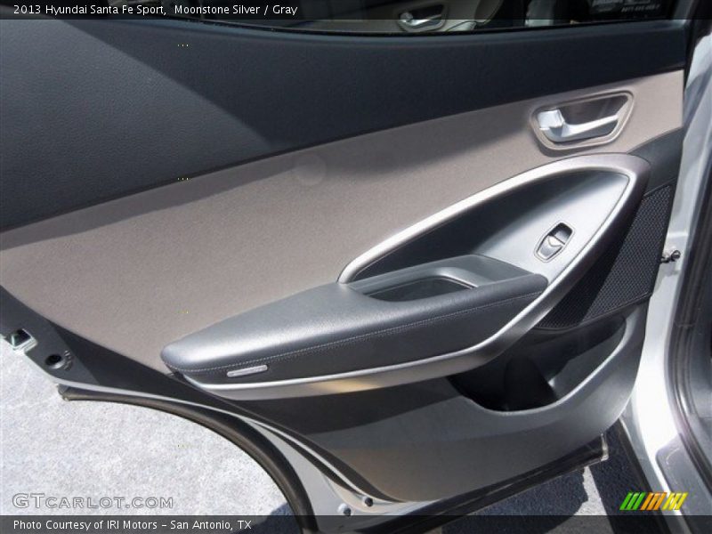 Moonstone Silver / Gray 2013 Hyundai Santa Fe Sport