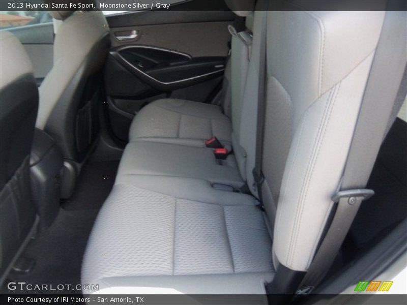 Moonstone Silver / Gray 2013 Hyundai Santa Fe Sport