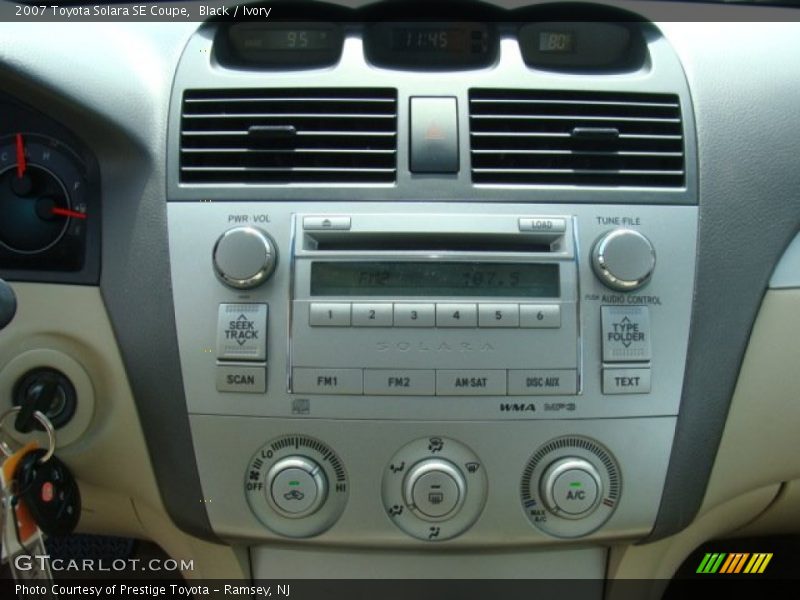 Black / Ivory 2007 Toyota Solara SE Coupe