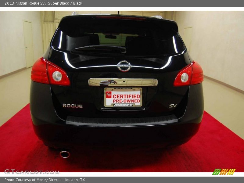 Super Black / Black 2013 Nissan Rogue SV