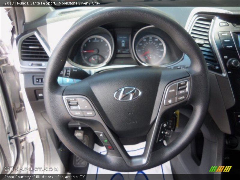 Moonstone Silver / Gray 2013 Hyundai Santa Fe Sport