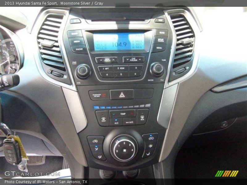Moonstone Silver / Gray 2013 Hyundai Santa Fe Sport