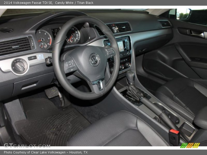  2014 Passat TDI SE Titan Black Interior