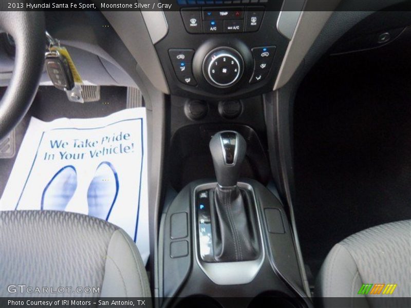Moonstone Silver / Gray 2013 Hyundai Santa Fe Sport
