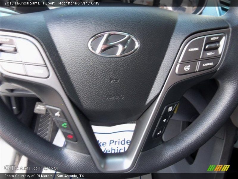 Moonstone Silver / Gray 2013 Hyundai Santa Fe Sport