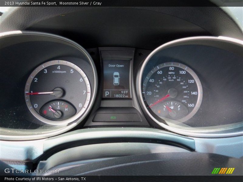 Moonstone Silver / Gray 2013 Hyundai Santa Fe Sport
