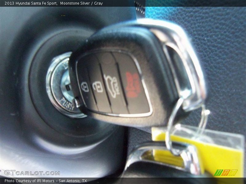 Moonstone Silver / Gray 2013 Hyundai Santa Fe Sport