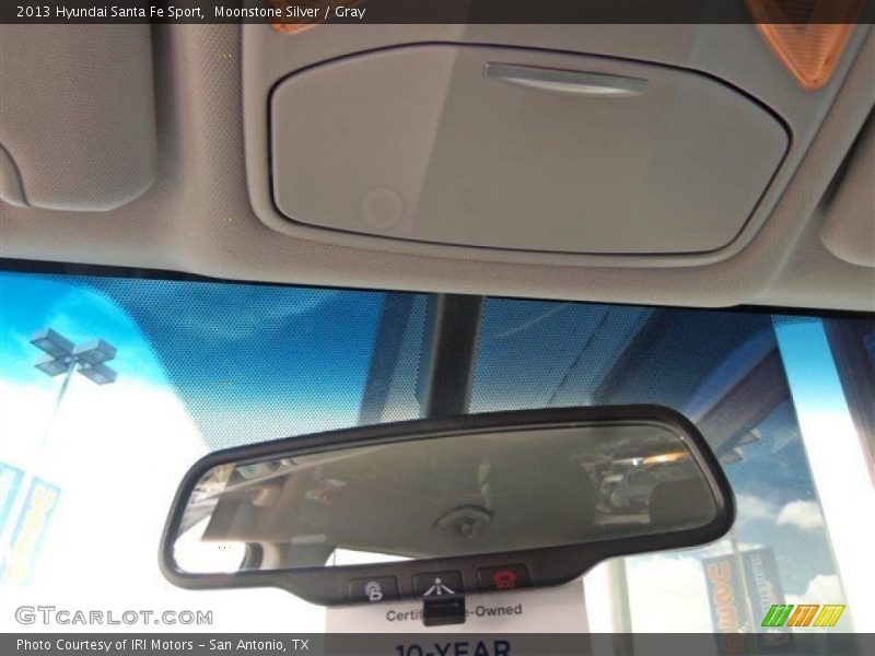 Moonstone Silver / Gray 2013 Hyundai Santa Fe Sport