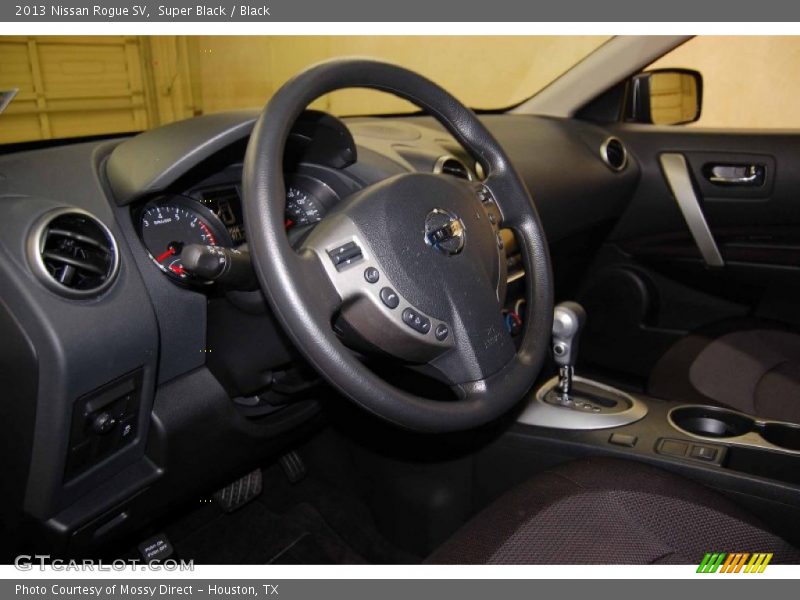 Super Black / Black 2013 Nissan Rogue SV