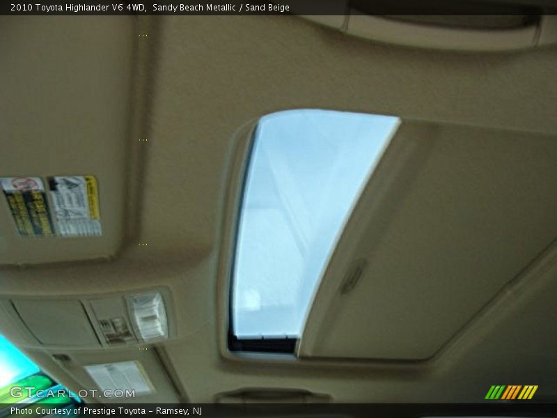 Sandy Beach Metallic / Sand Beige 2010 Toyota Highlander V6 4WD
