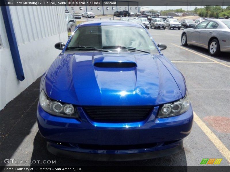Sonic Blue Metallic / Dark Charcoal 2004 Ford Mustang GT Coupe