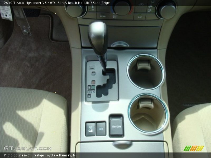 Sandy Beach Metallic / Sand Beige 2010 Toyota Highlander V6 4WD