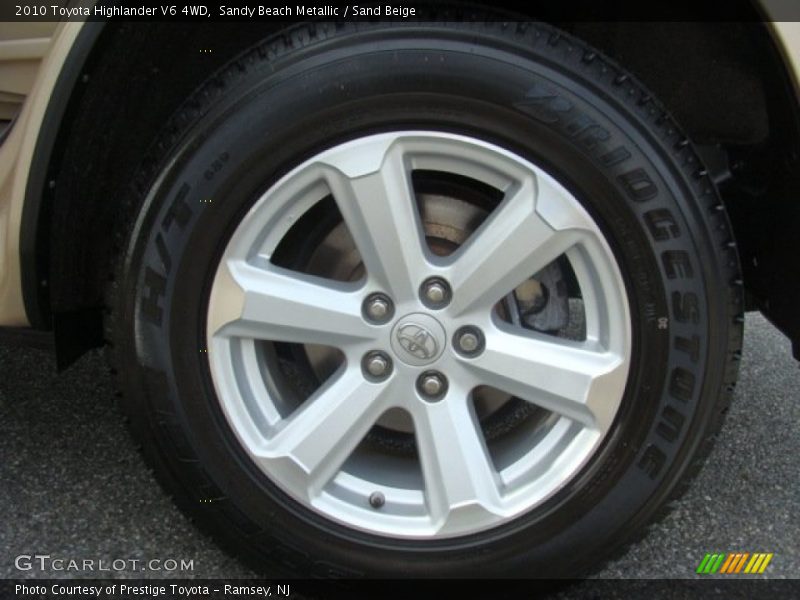 Sandy Beach Metallic / Sand Beige 2010 Toyota Highlander V6 4WD