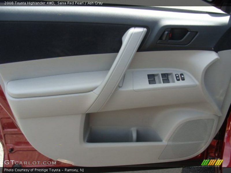 Salsa Red Pearl / Ash Gray 2008 Toyota Highlander 4WD