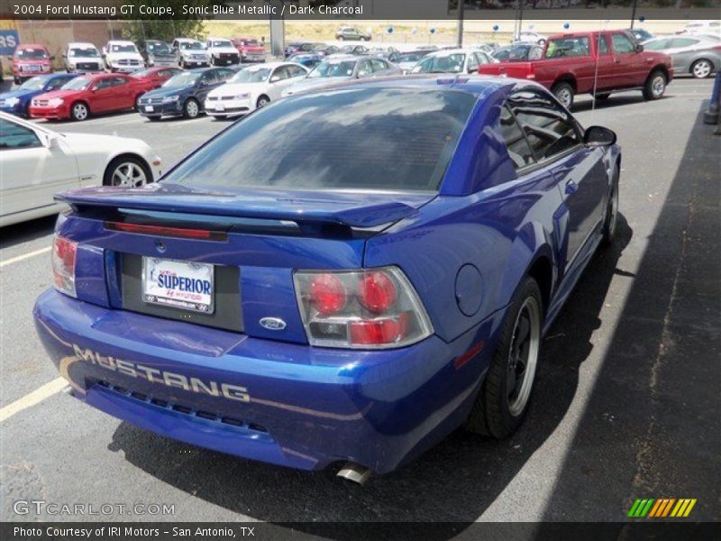 Sonic Blue Metallic / Dark Charcoal 2004 Ford Mustang GT Coupe