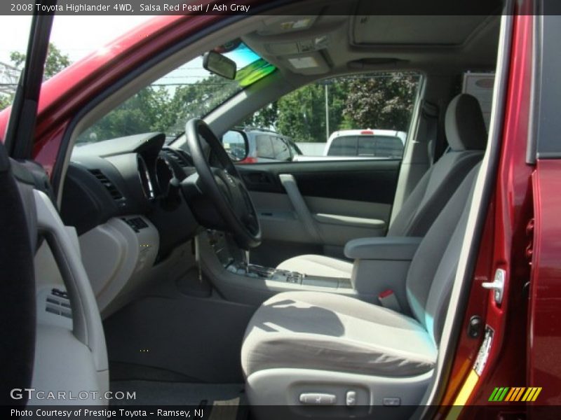 Salsa Red Pearl / Ash Gray 2008 Toyota Highlander 4WD