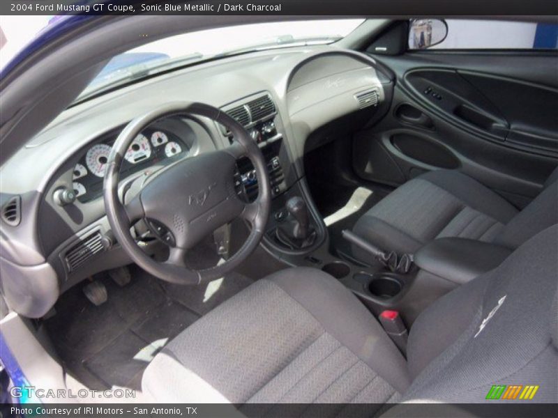 Sonic Blue Metallic / Dark Charcoal 2004 Ford Mustang GT Coupe