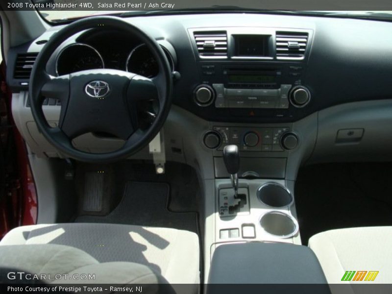 Salsa Red Pearl / Ash Gray 2008 Toyota Highlander 4WD